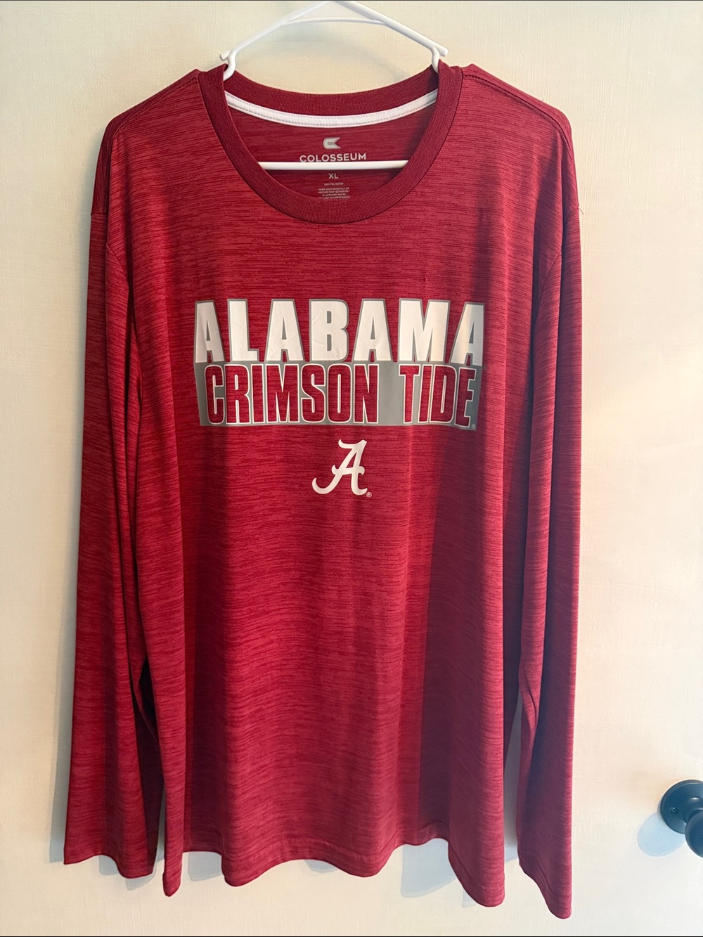 Colosseum Alabama Crimson Tide Long Sleeve Tee - Crimson Red